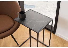 Stolik z blatem w dekorze marmuru 43x35 cm Infinity – Actona