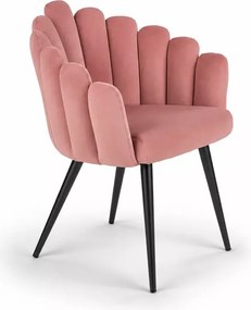 Designerskie tapicerowane krzesło Rosi do salonu