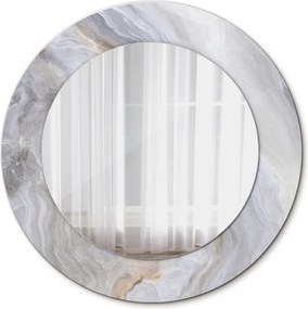 Lustro dekoracyjne okrągłe Abstrakcyjny marmur