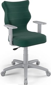 Młodzieżowe krzesło do biurka Duo Grey rozmiar 6 (159-188 cm)