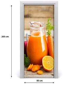 Naklejka na drzwi samoprzylepna Owocowy sok