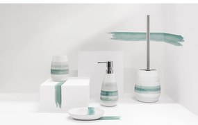 Biały ceramiczny kubek na szczoteczki do zębów Burgio – Wenko