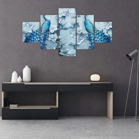 Obraz pawi (125x70 cm)