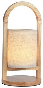 LED dotykowa lampa stołowa 1,5W 5V 3000K 1800mAh beżowa, ściemnialna