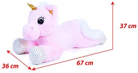 Rappa Duży pluszowy jednorożec Niko, 70 cm