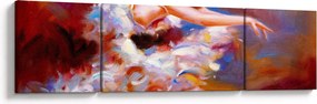 Obraz - Baletnica, malarstwo (170x50 cm)