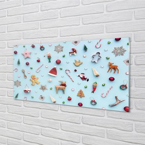 Szklany Panel Słodkie Świąteczne Dekoracje