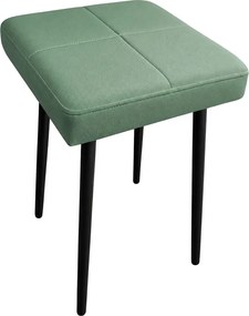 Taboret MAX podstawa czarna : Kolor Stelaża - Czarny , Kolor tkaniny - EKO-SKÓRA - 7D, Typ tkaniny - Eko-skóra