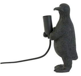 Lampa stołowa w kolorze matowej czerni (wysokość 24 cm) Penguin – Light &amp; Living