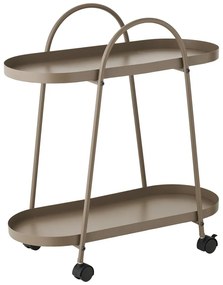 Metalowy barek na kółkach 27,5x60 cm Empoli – House Nordic