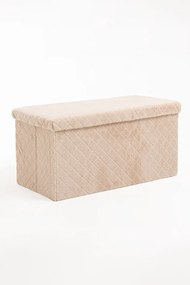 Pufa do przechowywania Dico 76 cm aksamitna