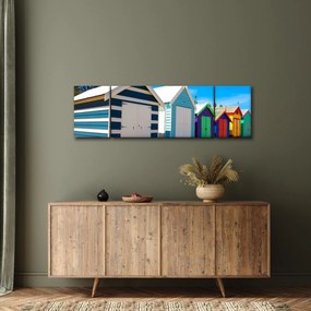 Obraz - Brighton Beach, Melbourne, Australia (170x50 cm)