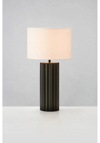 Czarna lampa stołowa z tekstylnym kloszem (wys. 60 cm) Hashira – Markslöjd