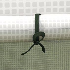 Outsunny Folia do szklarni, pokrywa zastępcza, wodoszczelna, z oknami i drzwiami na rolce, 140 x 143 x 190 cm, Biały