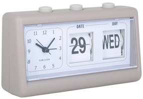 Budzik retro FLIP z datą