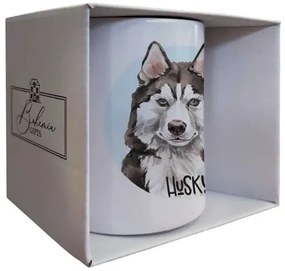 Bohemia Gifts Ceramiczny kubek - Husky, 350 ml