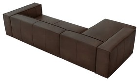 Ciemnobrązowy skórzany narożnik (lewostronny) Madame – Windsor &amp; Co Sofas