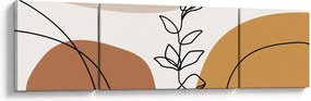 Obraz - Kształty Boho (170x50 cm)