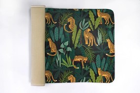 Dywanik łazienkowy Dywanik łazienkowy Zwierzę Gepard Rośliny