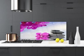 Panel nad blat kuchenny Egzotyczna Kompozycja Storczyków