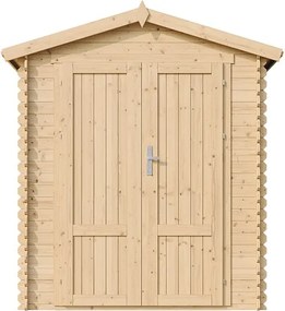 Drewniany domek narzędziowy z podłogą - 2,82 m² / 186x196xH224 cm - M320F1+M320G