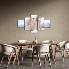 Obraz - Niedźwiedzie polarne (125x70 cm)