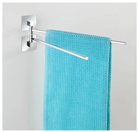 Samoprzyczepny podwójny drążek na ręczniki Wenko Quadro