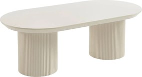 Stolik kawowy z MDF - Beżowy - LORIMILA