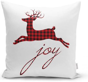 Zestaw 4 świątecznych poszewek na poduszki i bieżnika Minimalist Cushion Covers Christmas Tartan