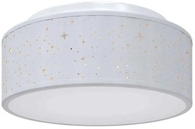 Szara lampa sufitowa materiałowa P7-P49