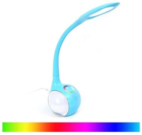 LED RGB Ściemnialna lampa stołowa LED/7W/230V niebieska