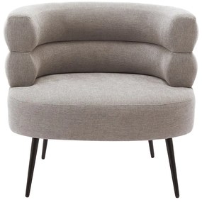 Fotel z szarą tapicerką - CAMEDO