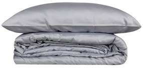 Szara pościel dwuosobowa z satyny bawełnianej 240x220 cm Elegant – Mijolnir