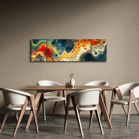Obraz - Nowoczesna abstrakcja (170x50 cm)