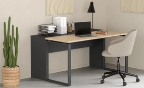 Biurko z przedłużeniem Sign 150 jackson hickory/szary mat