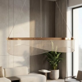 LAMPA SUFITOWA WISZĄCA G145-CP 60 ZŁOTA