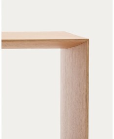Stolik w dekorze dębu w jasnym naturalnym kolorze 45x90 cm Litto – Kave Home