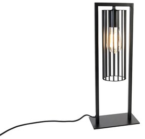 Inteligentna nowoczesna lampa stołowa czarna w tym Wifi ST64 - Balenco Wazo