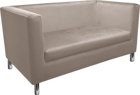 Sofa Monaco : Kolor nogi - Chrom, Kolor tkaniny - VELVET - MG09, Typ tkaniny - Velvet, Wysokość nogi - 15 cm