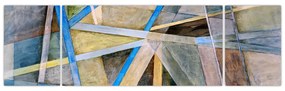 Obraz - Abstrakcja (170x50 cm)