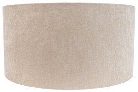 Abażur materiałowy jasnobrązowy okrągły 50/50/25 Nowoczesny