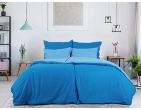 B.E.S. Petrovice Bawełniana pościel Double face kobalt/niebieska