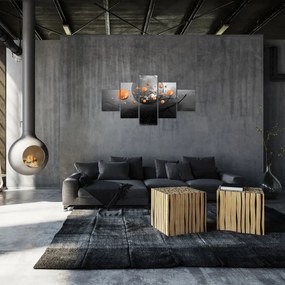 Obraz pomarańczowych kul (125x70 cm)