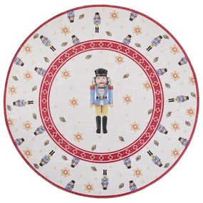 Czerwony okrągły dywan ze świątecznym motywem ø 160 cm Toy's Delight Nutcracker – Villeroy&amp;Boch