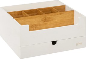 Organizer bambusowy na kosmetyki, 1 szufladka