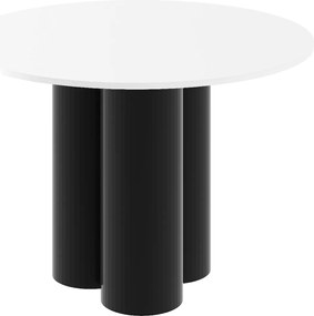 Okrągły stół w wysokim połysku Raveo Hubertus