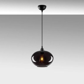Lampa wisząca ze szklanym kloszem ø 27 cm Smoked – Opviq lights