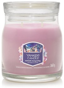 Yankee Candle świeca zapachowa Signature w szklanym słoiku średnia Summit Stargazing, 368 g, S
