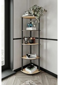Regał Corner Oak, 5 półek