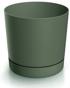 Donica ogrodowa Tubo P 17,8 cm zielona pinia PROSPERPLAST